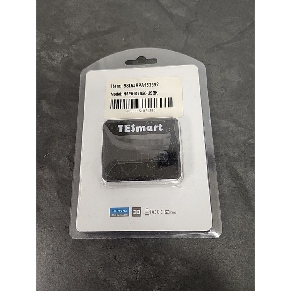 HDMI Splitter 1x2 with USB Cable, 2-Way HDMI Output